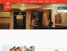 Tablet Screenshot of hotelsitasharan.com